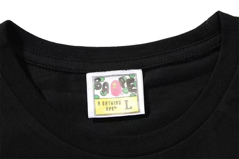 BAPE Face Graphic Short-Sleeve T-Shirt — neck_label