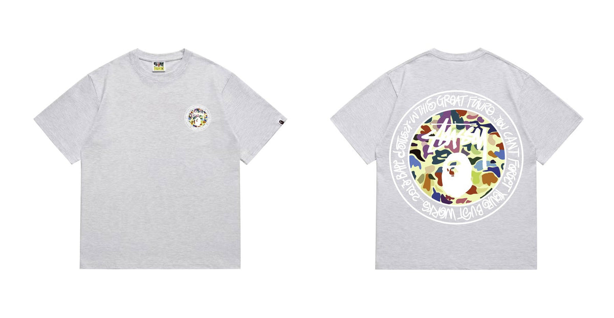 BAPE Circular Wordmark Graphic T-Shirt — comparison