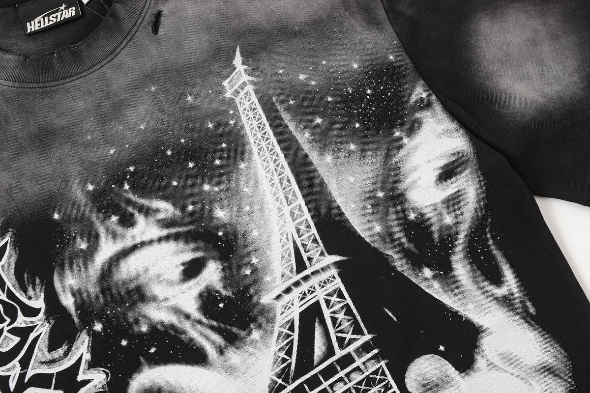 HEISTAR Eiffel Tower Graphic Short-Sleeve T-Shirt — detail