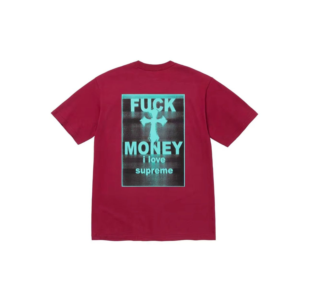Supreme Money Cross Graphic Short-Sleeve T-Shirt — back