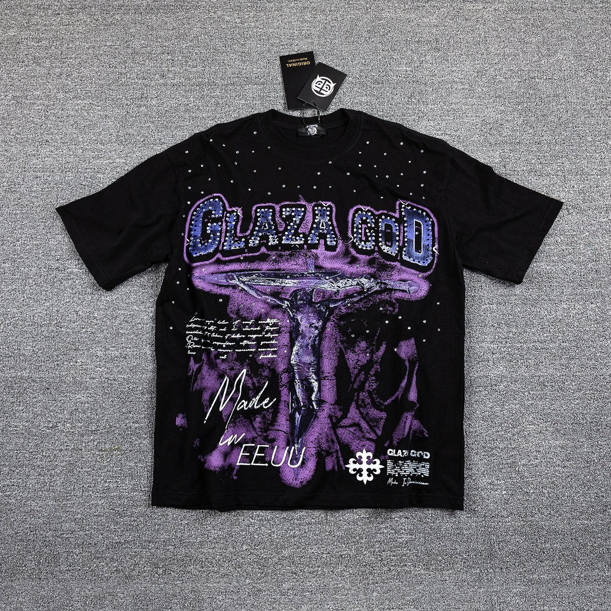 CLAZA GOD Purple Alien Graphic T-Shirt — hero